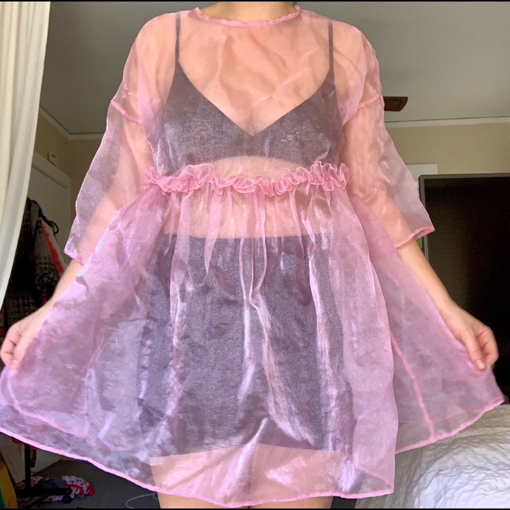 Sheer Tulle Princess Dress